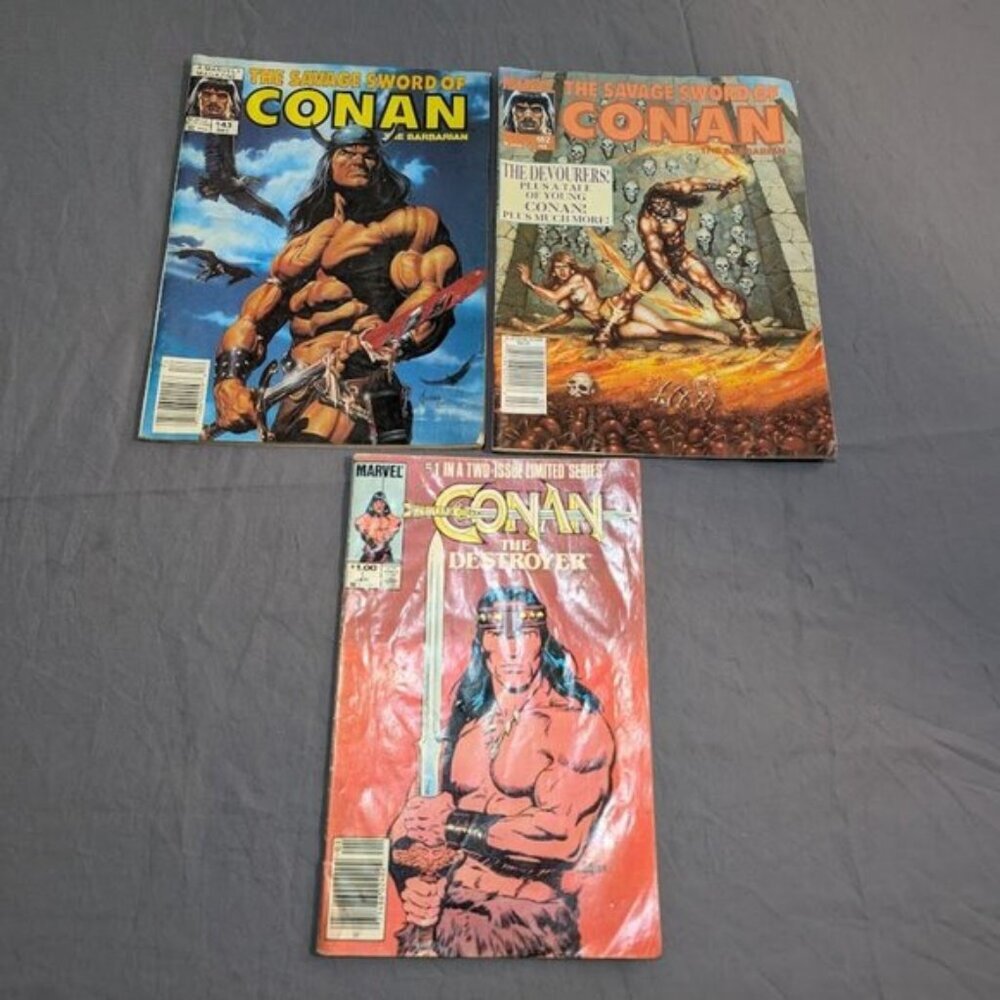 Conan The Barbarian Lot of 3 Comic Books